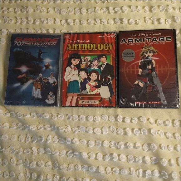 Bundle of 3 Anime' Animated DVDs - Picture 1 of 3
